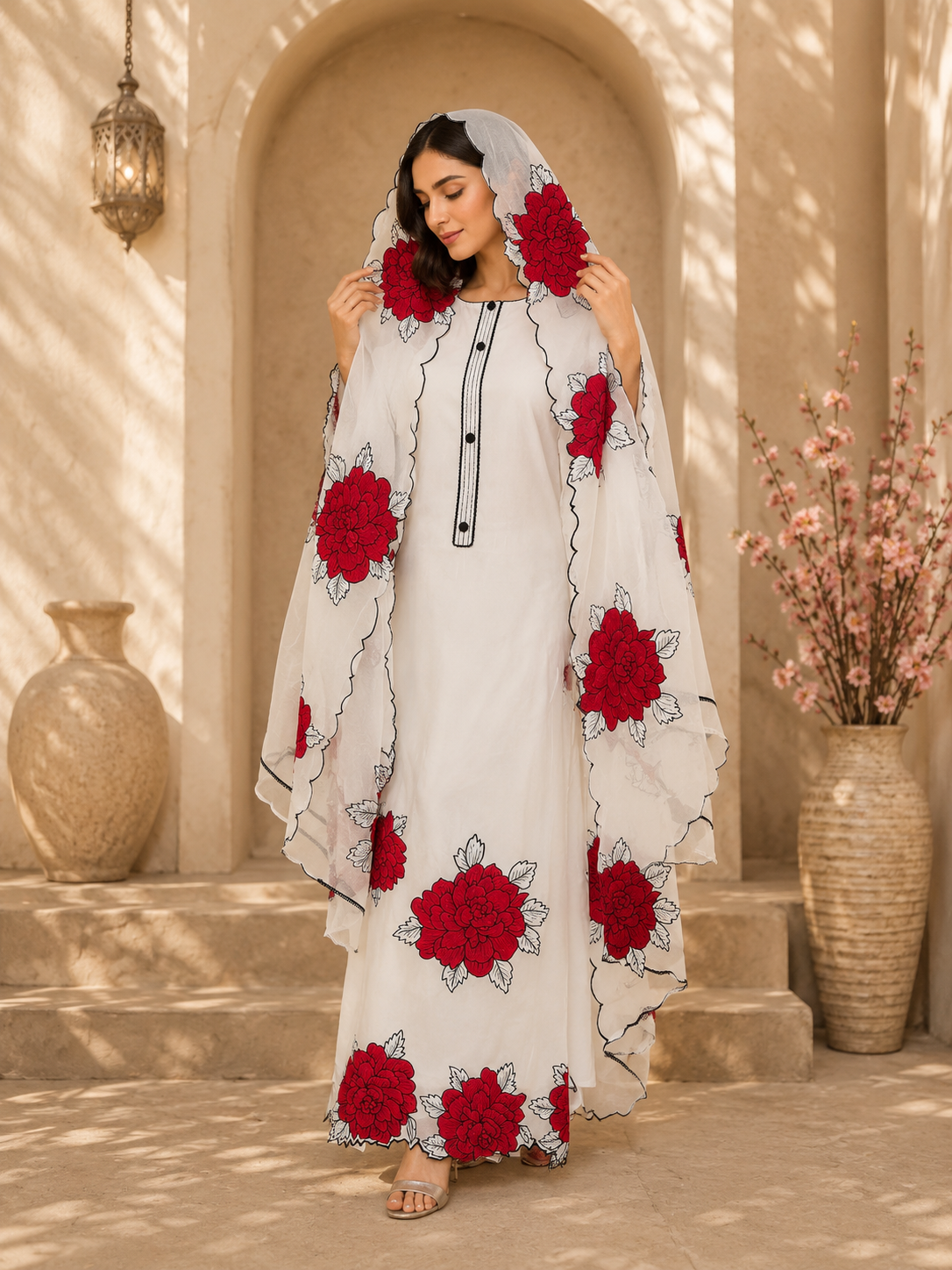 ruby blossom georgette elegant unstitched suit ruby blossom georgette elegant unstitched suit