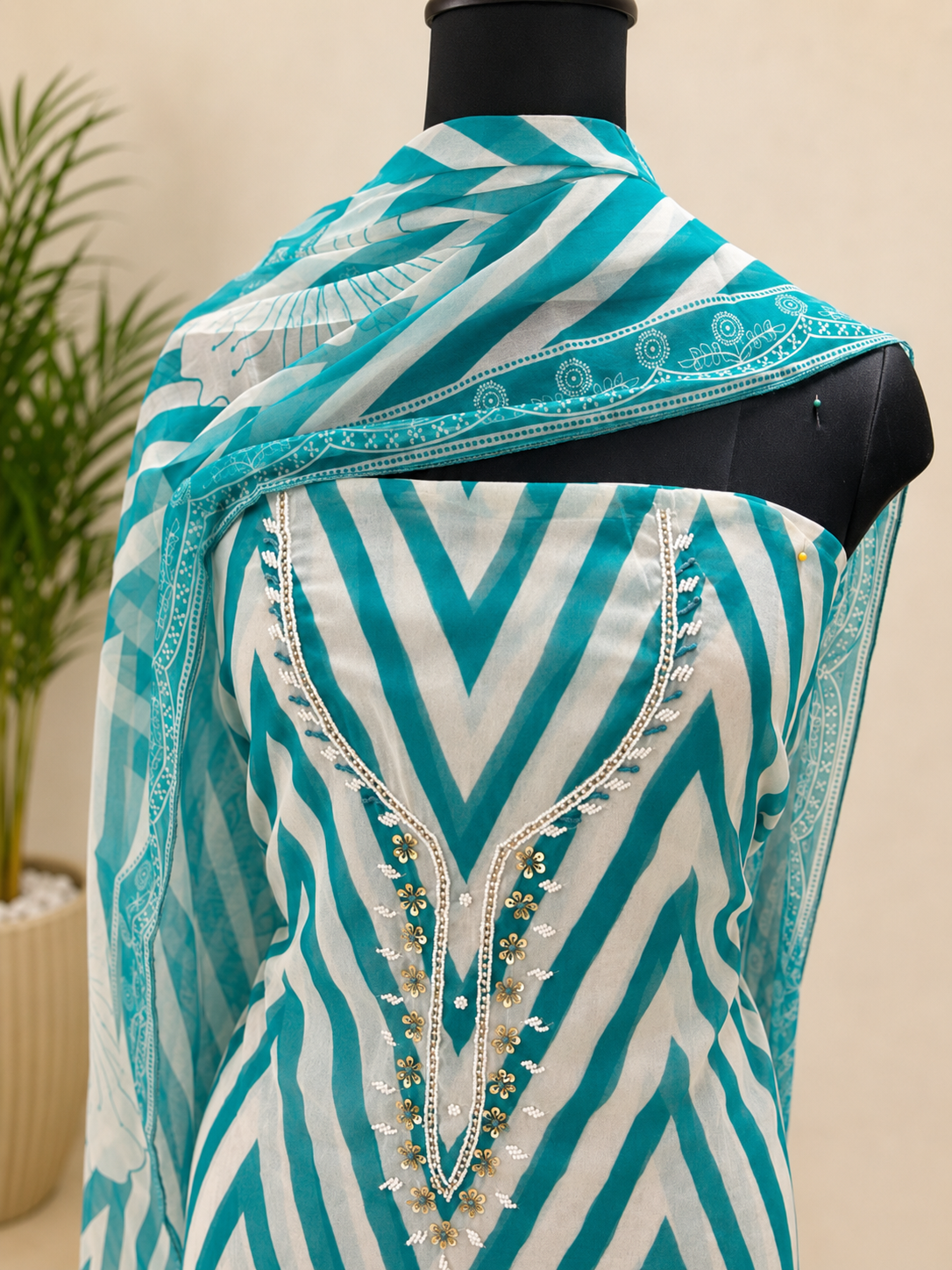aqua bloom burberry unstitched suit aqua bloom burberry unstitched suit