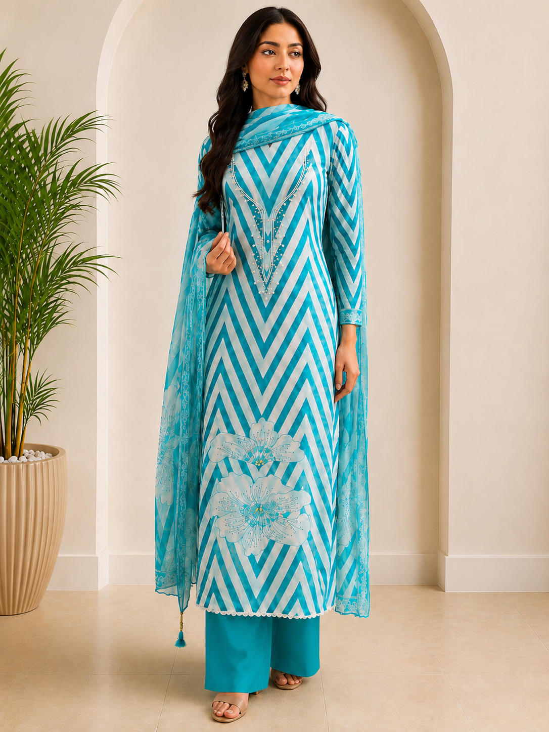 aqua bloom burberry unstitched suit aqua bloom burberry unstitched suit