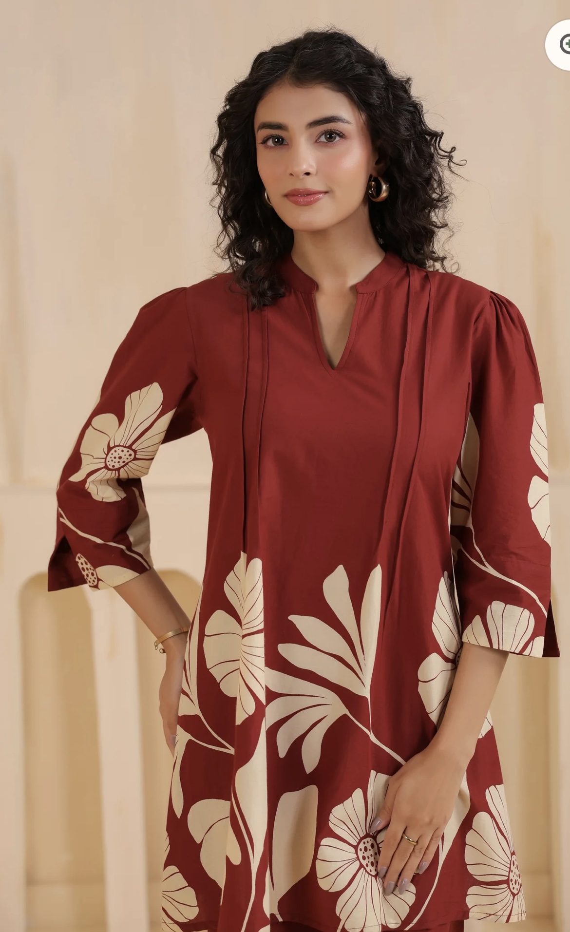 bloom floral printed cotton co ord set bloom floral printed cotton co ord set