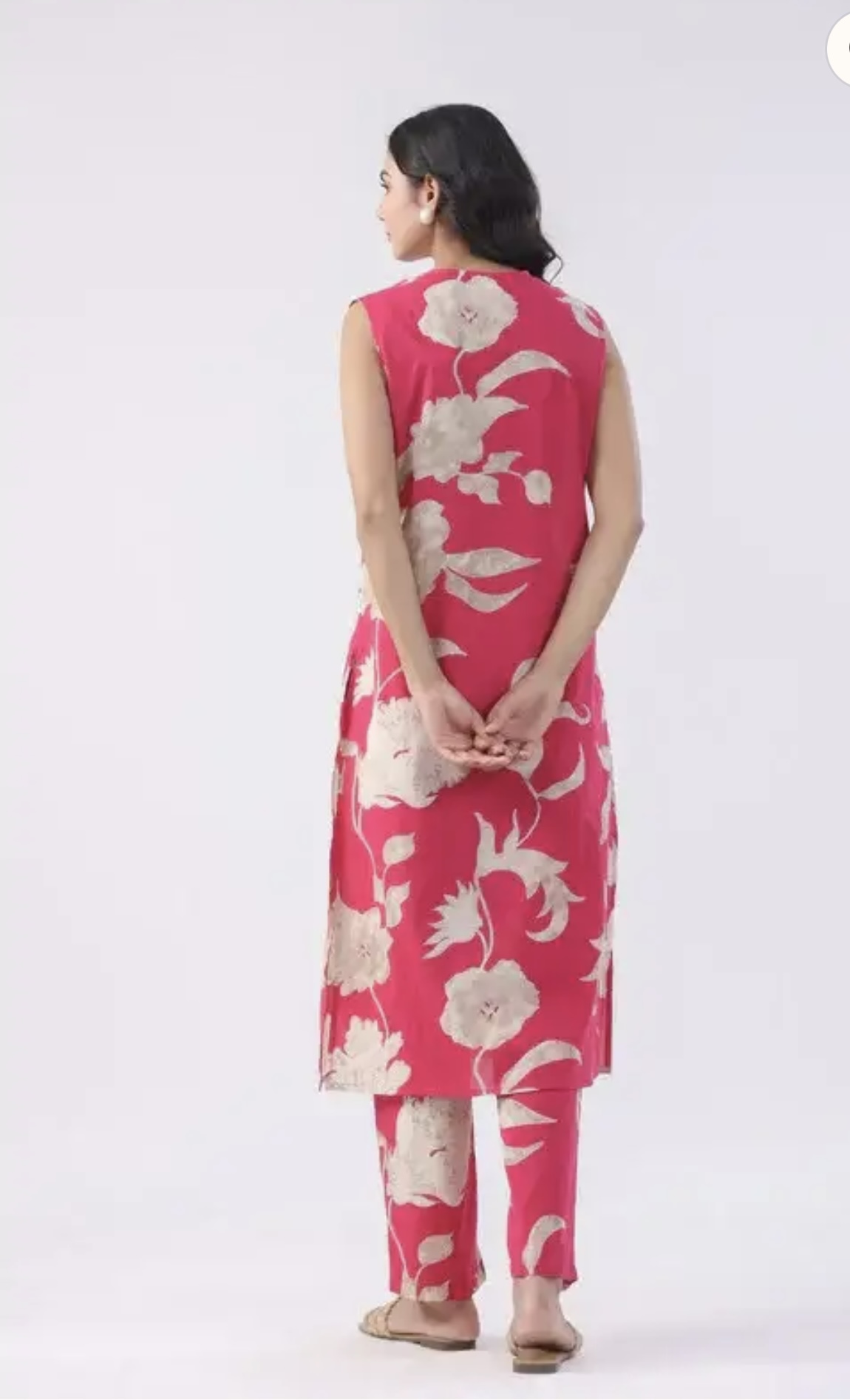 fushsia pink cotton co ord set fushsia pink cotton co ord set